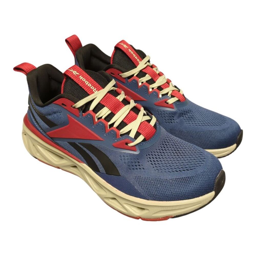 Blue - Reebok Men's Soleus Lightweight & Breathable Lash Up Mesh Upper Running S
